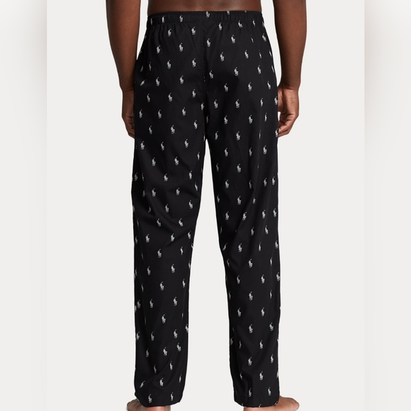 SOLD!!! $55 Mens Ralph Lauren Polo Signature Pony Pajama Pants Sz Med. - Picture 2 of 10
